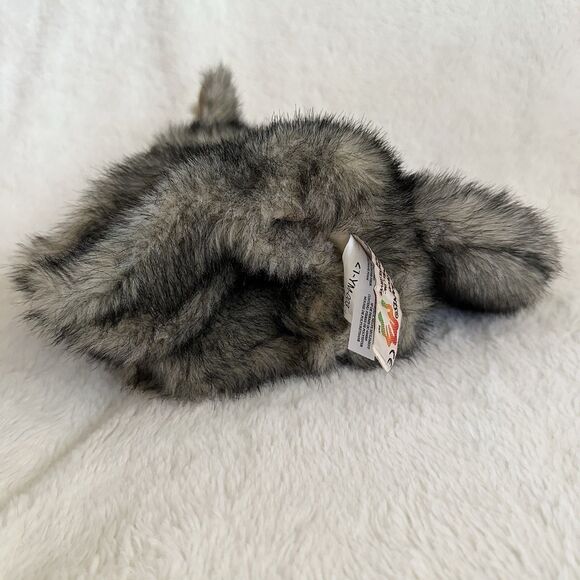Folkmanis Small Coyote Hand Puppet Plush Gray 9” Realistic Pretend Play - Picture 3 of 7